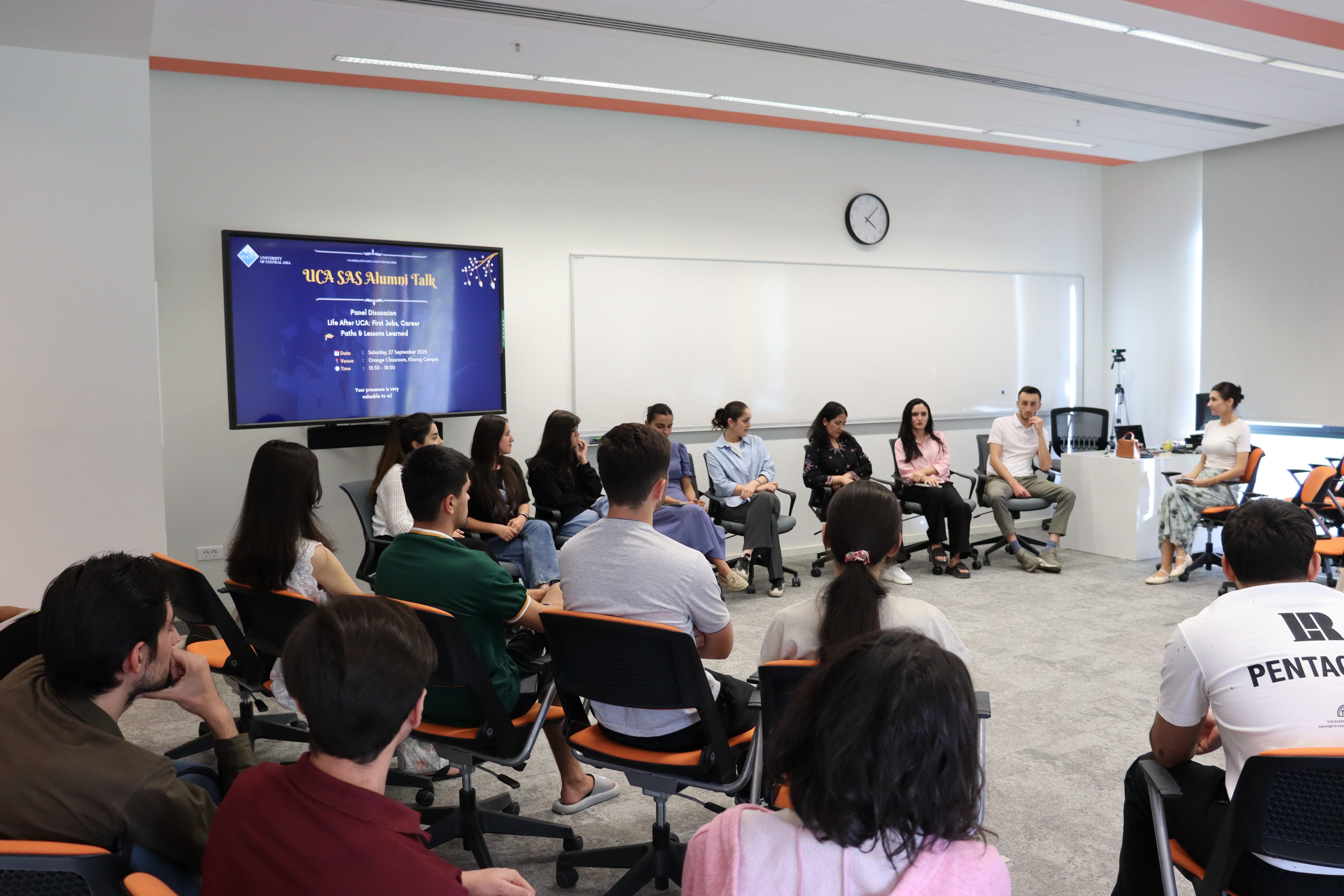 Alumni Pizza Talk at UCA Khorog and Naryn Campuses